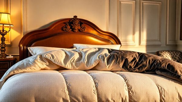 Top oreillers en plumes et duvets français pour un confort luxueux